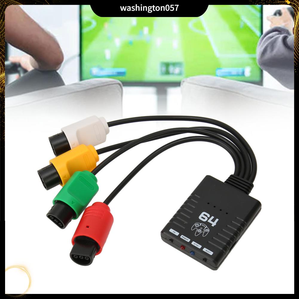 Washington057 Bộ Chuyển Đổi Điều Khiển Không Dây Hỗ Trợ Bluetooth 4 Người Chơi Cho Bảng N64 PS3 PS5 8bitdo