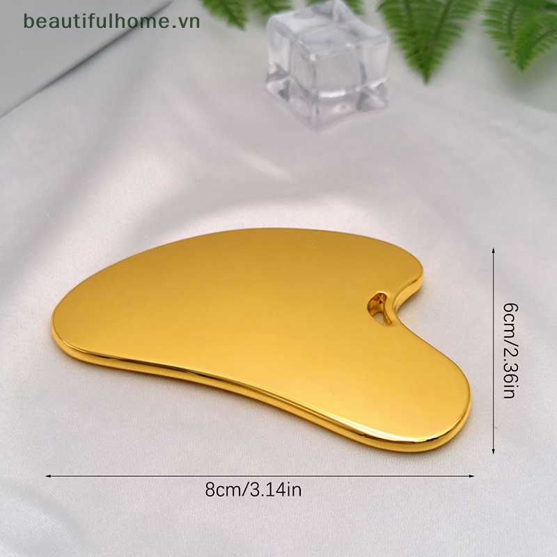 Dụng Cụ Mát Xa Gua Sha Bằng Kim Loại Chuyên Dụng Cho SPA