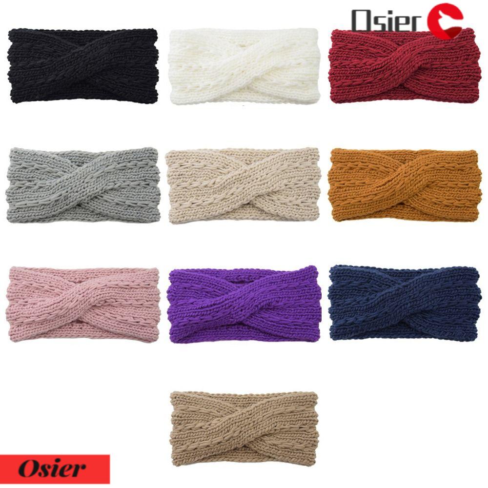 1 Băng Đô Turban Dệt Kim Bản Rộng Thời Trang Mùa Đông