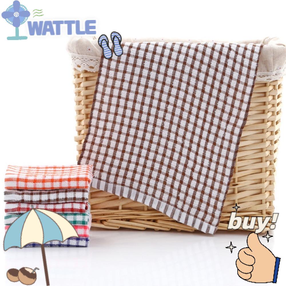 1 Khăn Lau Chén Dĩa Vải Cotton Thấm Hút Nhanh