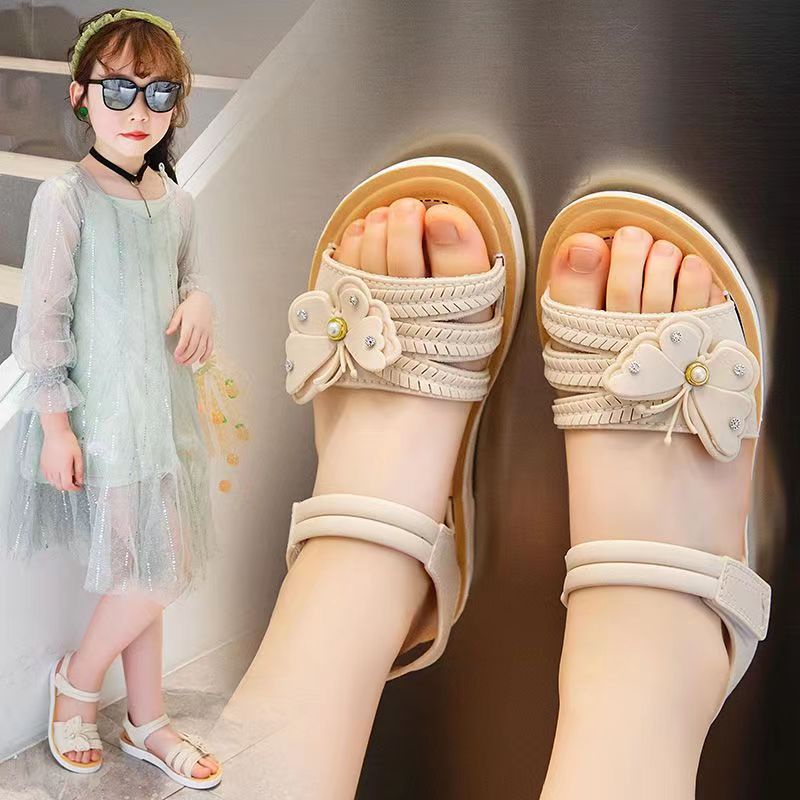 Xăng đan Đế Mềm Chống Trượt Chất Lượng Cao Thời Trang Mùa Hè 2023 Cho Bé Gái