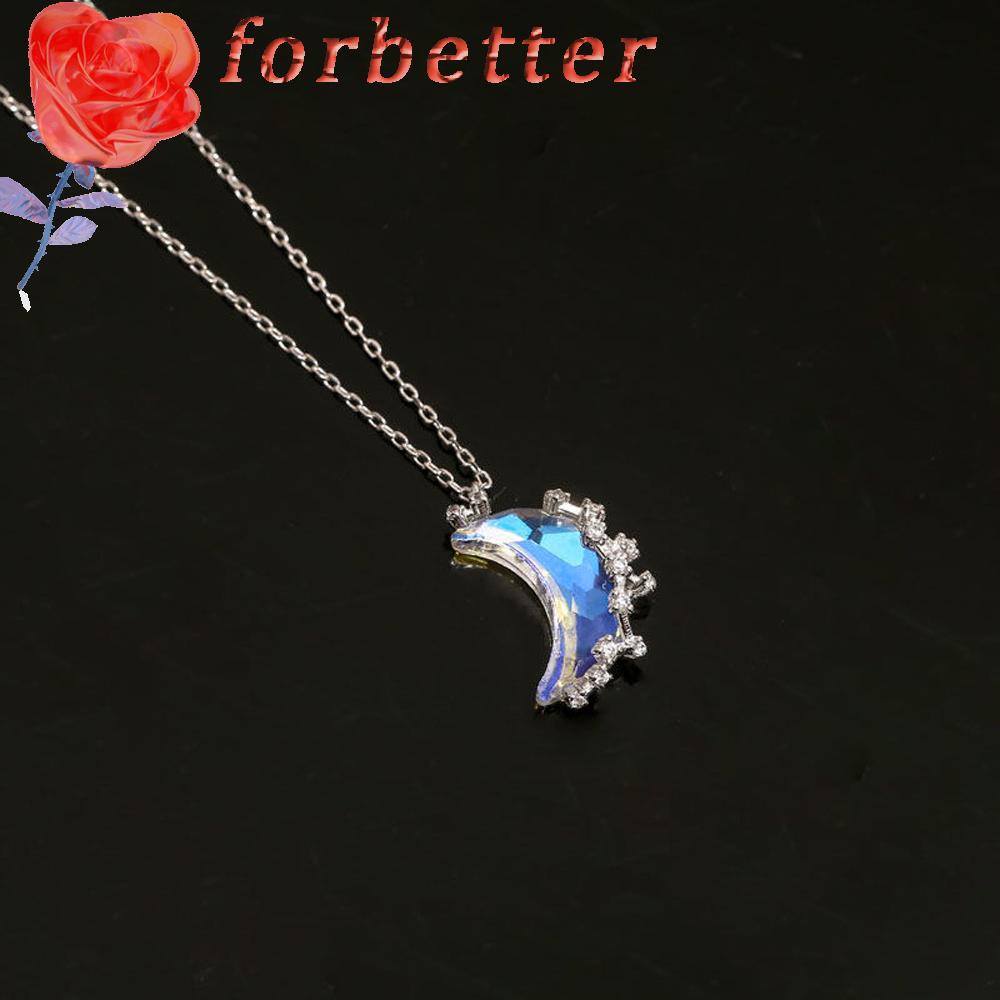 Vòng cổ Mặt Trăng Khuyết Bằng Đồng Thiết Kế Mới Thời Trang Dành Cho