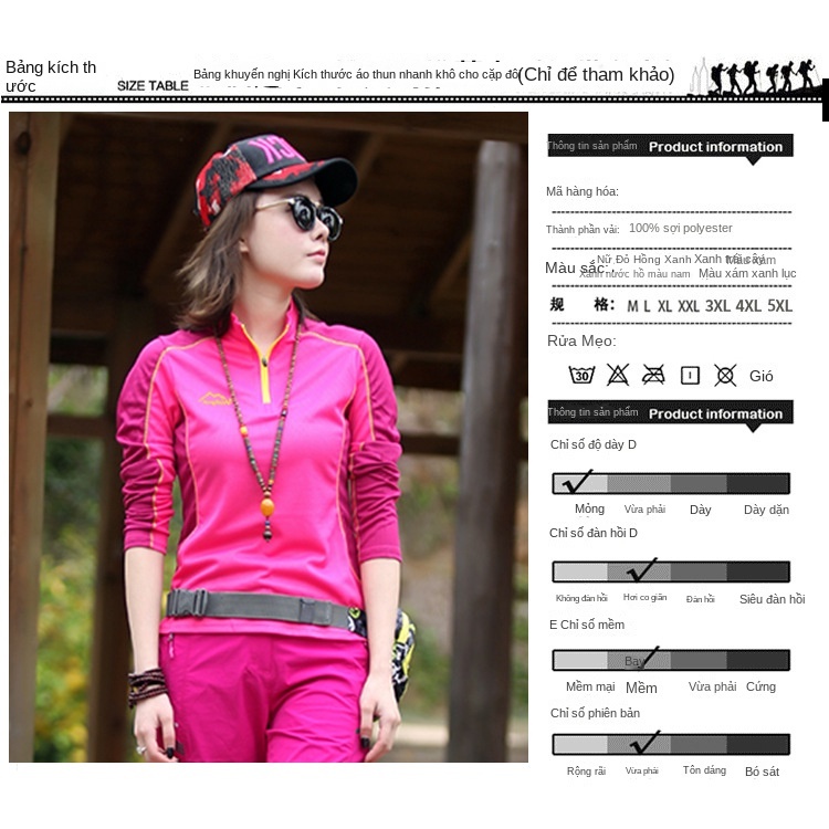 Áo Thun Thể Thao Dài Tay Mau Khô Thời Trang Cho Nam Nữ