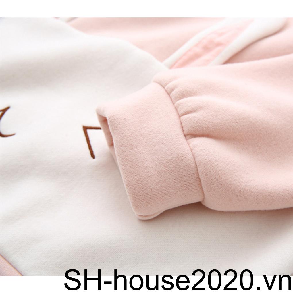 Áo Hoodie Dáng Rộng In Họa Tiết Hoạt Hình Động Vật Thời Trang Xuân Thu Cho Nữ