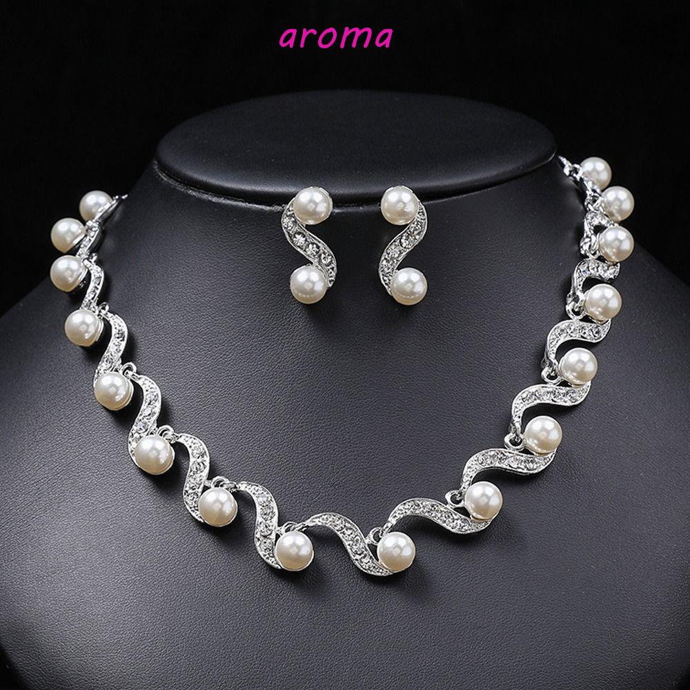 Bộ Trang Sức Cô Dâu Hình Chiếc Lá Phong Cách Vintage Tinh Tế|Khuyên Tai Hợp Kim Dáng Dài Phong Cách Hàn Quốc