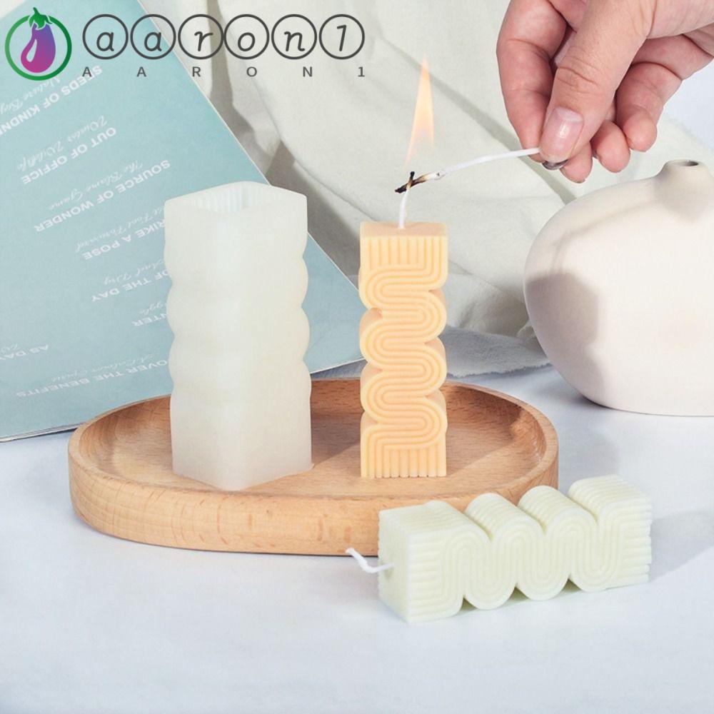 Khuôn Silicone Làm Nến Thơm Hình Gợn Sóng 1 Ngăn