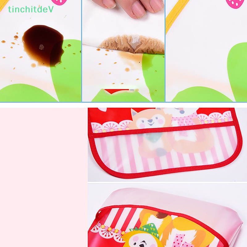 [TinchitdeV] Yếm Ăn Chống Thấm Nước Tiện Lợi Hoạt Hình Cho Bé [Mới]