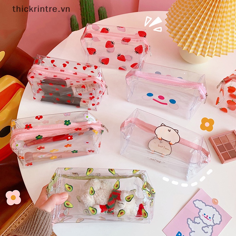 Túi Đựng Bút Bằng PVC Trong Suốt Chống Thấm Nước