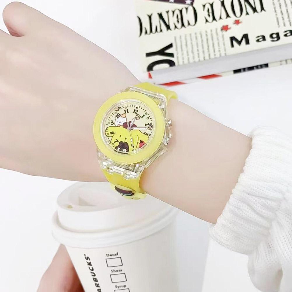 Đồng Hồ LED Dây Silicon Họa Tiết Hoạt Hình Đa Năng H8S4