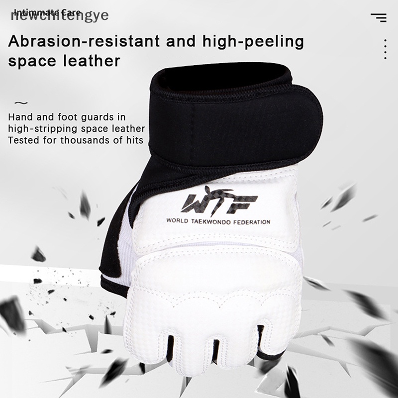 Găng Tay Da Bảo Vệ Mắt Cá Chân Khi Tập Võ Taekwondo Karate Cho Người Lớn Và Trẻ Em
