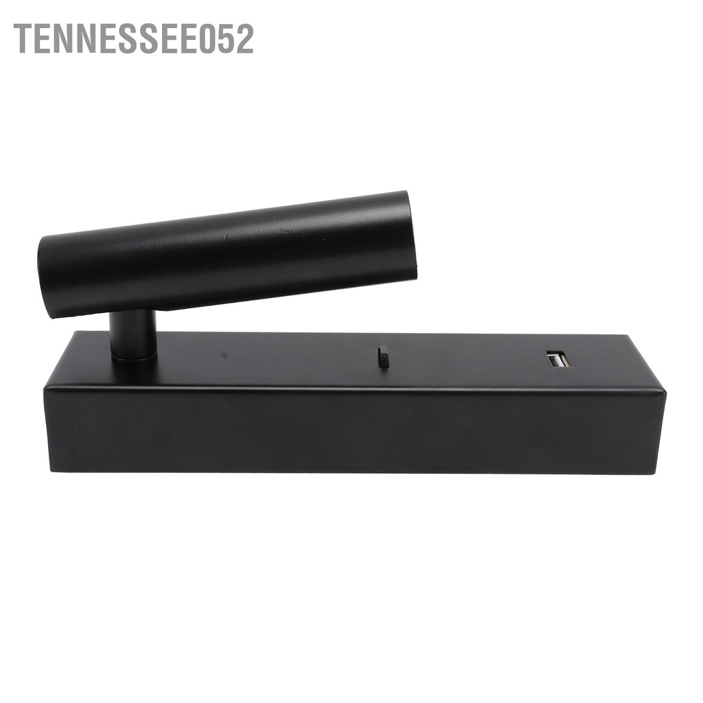 Tennessee052 Đèn LED Đọc Sách Treo Tường Phong Cách Đơn Giản Có Công Tắc Cổng USB Cho Phòng Ngủ Trong Nhà 100‑240V