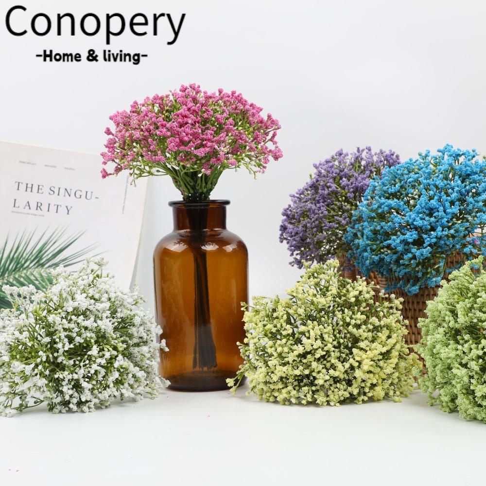 CONOPERY Bộ 12 Bông Hoa Giả 32cm Trang Trí Tiệc Cưới