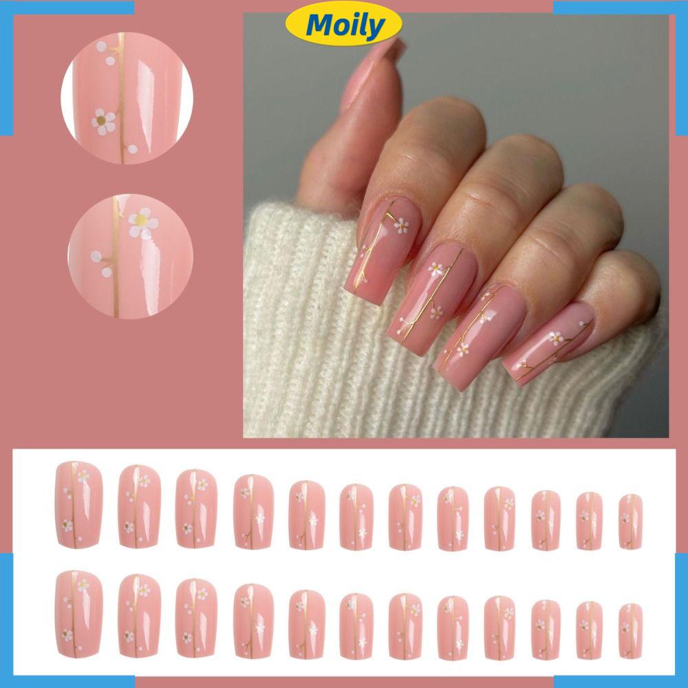 Bộ Móng Tay Giả Che Phủ Toàn Diện Có Thể Tháo Rời DIY