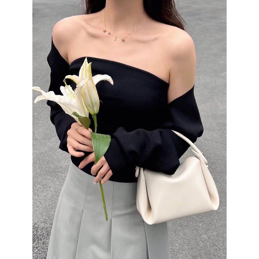 Molisa Túi xô túi xách PU Màu Trơn dễ phối cho nữ 2023 NEW L91T2TR
