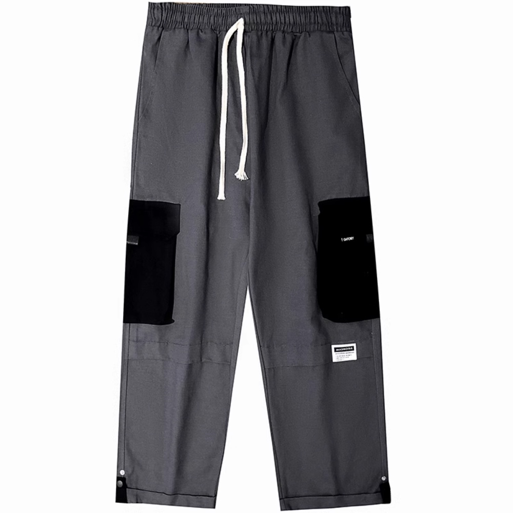 Quần Dài Dáng Rộng Phong Cách Retro Nhật Bản Thời Trang Xuân Thu Cho Nam