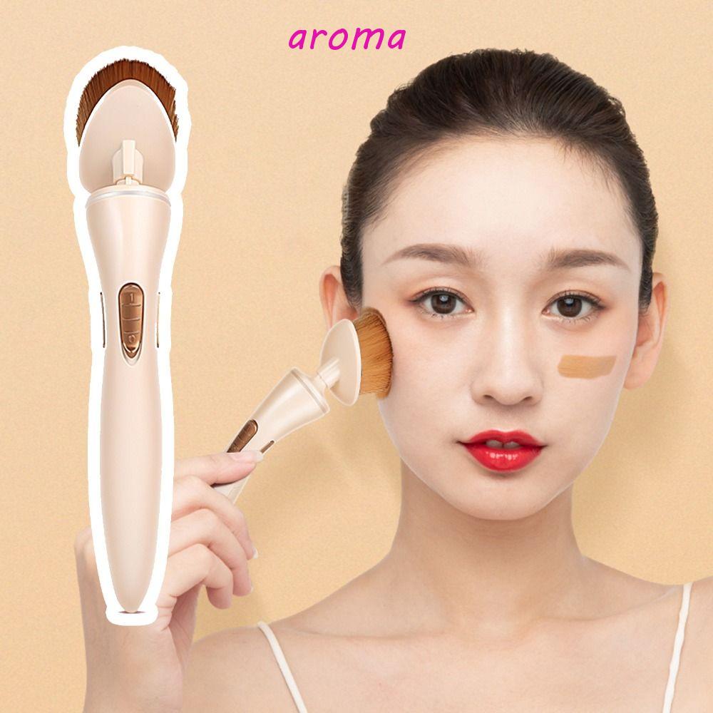 AROMA Cọ Trang Điểm Điện Tử Mềm Mại Mật Độ Cao Tự Động