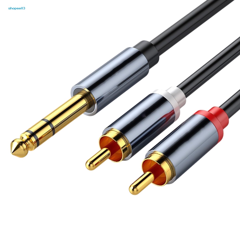 Dây Cáp Chuyển Đổi Âm Thanh HiFi 6.5mm Sang Dual RCA Chuyên Dụng