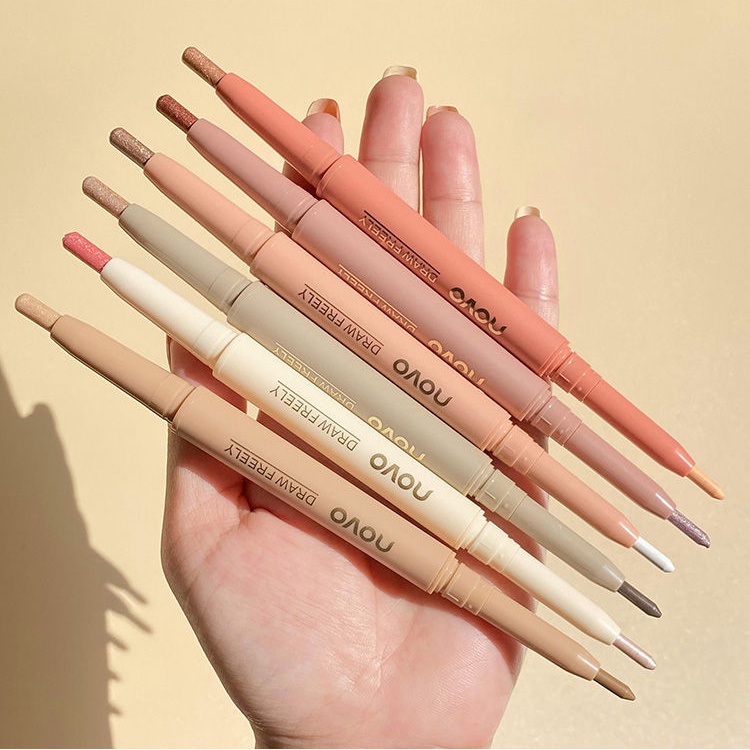 【Hàng mới về】Phấn Mắt Dạng Thỏi Chống Nước NOVO Tiện Dụng Chất Lượng Cao