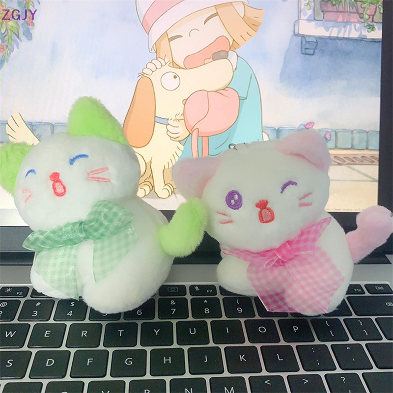 Móc Khóa Hình Mèo Nhồi Bông 12CM Dễ Thương Mới