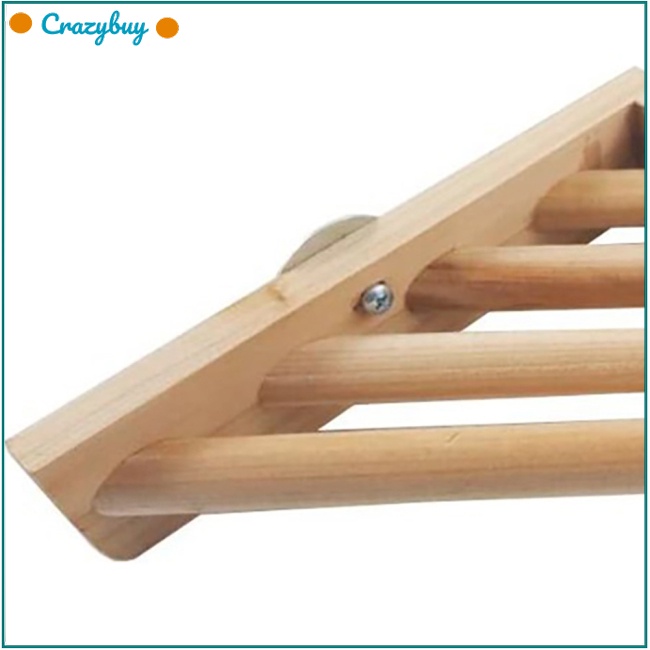 Cr Giá Đỡ Bằng Gỗ Đa Năng Tiện Dụng Cho Chim Vẹt / Sóc