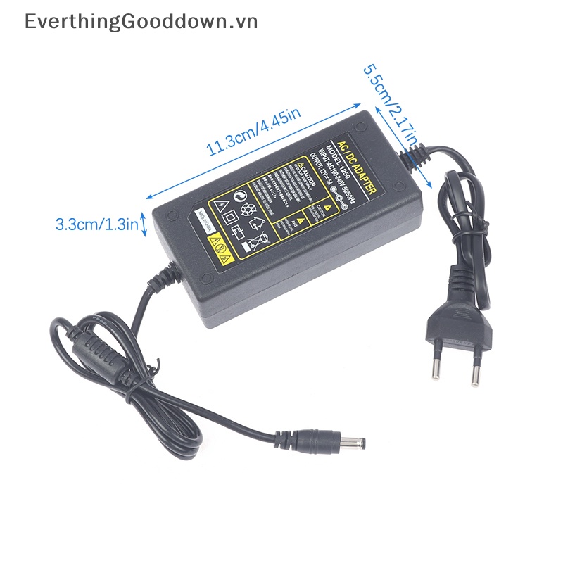 Bộ Chuyển Đổi Nguồn Điện AC 100V-240V 60W 12V 5A DC