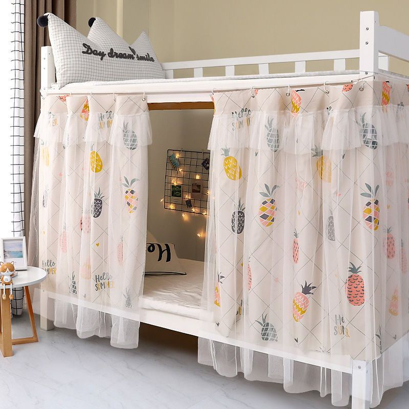 Rèm Che Giường Đơn / Giường Tầng Vải Gạc Hai Lớp Riêng Tư Cho Bé Gái