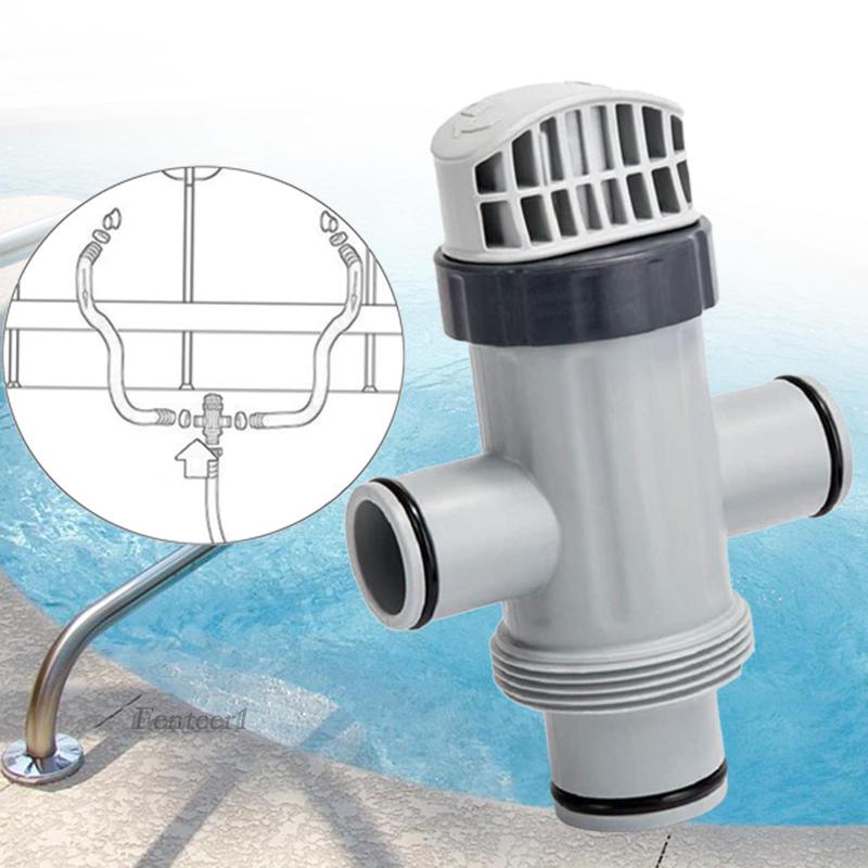 1] Van Nối Ống Nước Bể bơi Có Bộ Lọc Lưu Thông