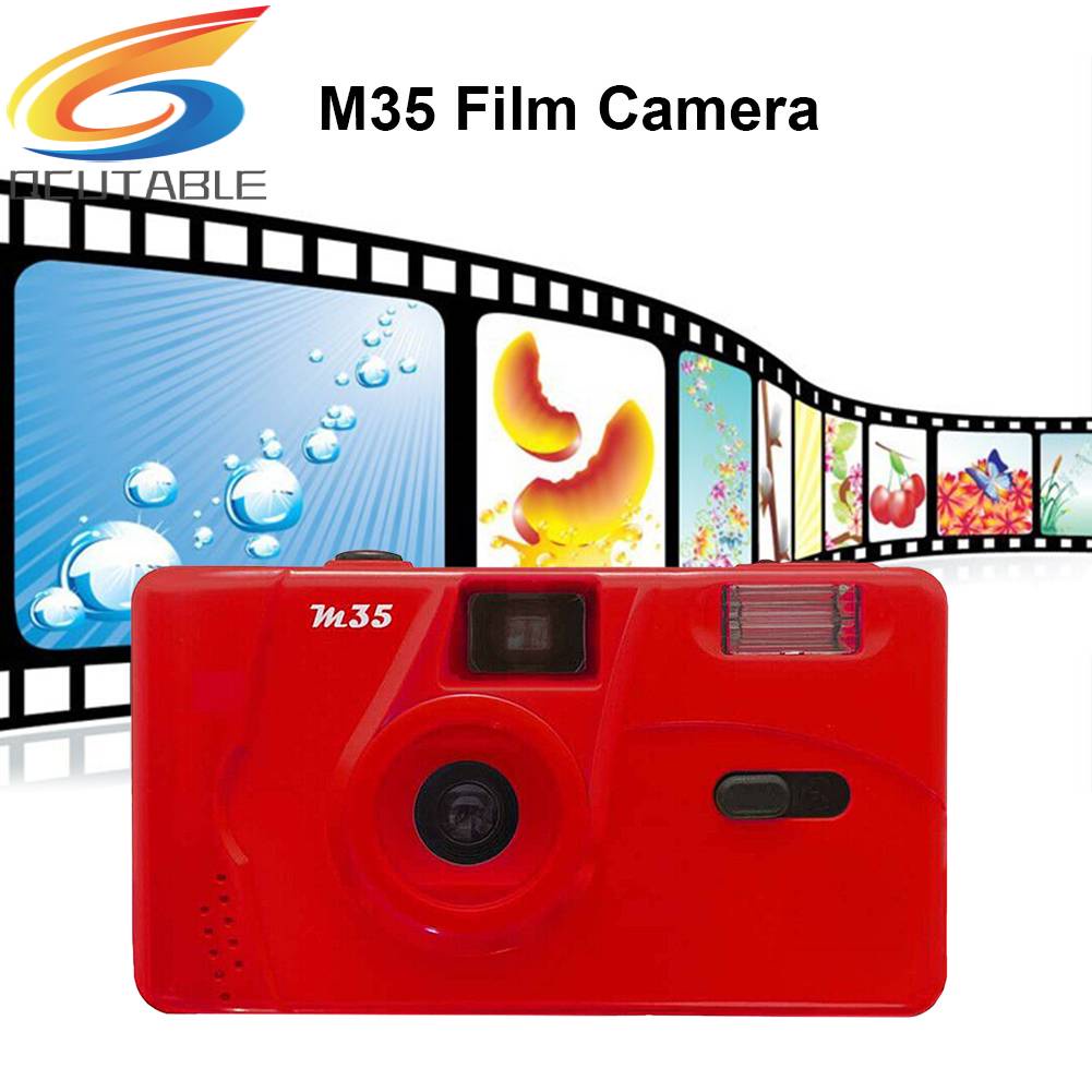 Máy Ảnh M35 35mm Phong Cách Vintage Không Thể Tái Sử Dụng Kèm Đèn Flash