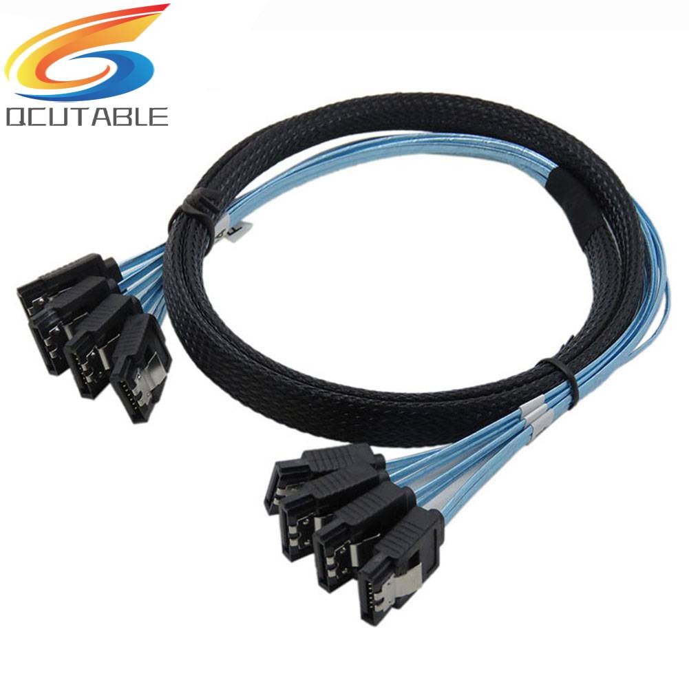 Cáp Dữ LiệU SATA III 6Gbps SAS Cho MáY Chủ SATA 7 Pin Sang SATA 7 Pin