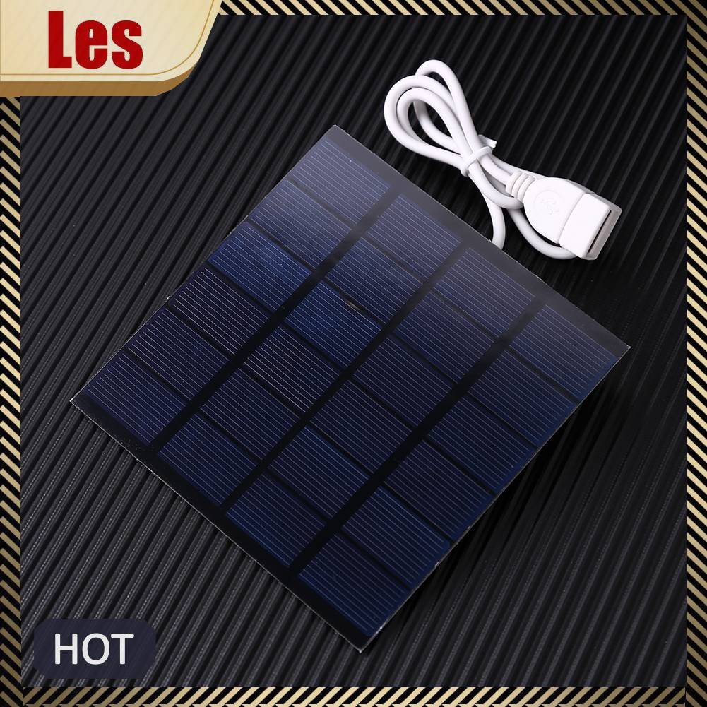 Tấm Sạc Năng Lượng Mặt Trời DIY 1.5W 6V USB Bằng Polysilicon Nhỏ Gọn