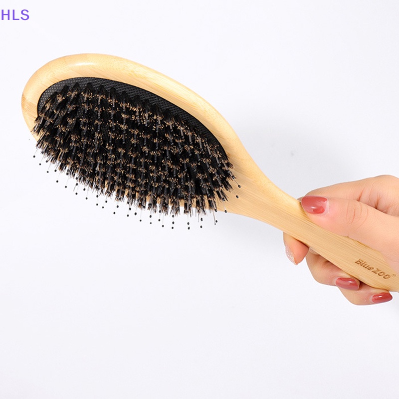 1 Lược Chải Tóc Tay Cầm Bằng Tre Tự Nhiên Chống Tĩnh Điện Mát Xa Da Đầu