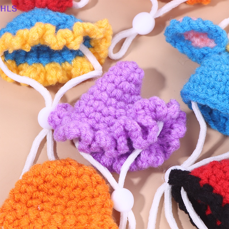 1 Mô Hình Mũ Dệt Kim Mini Hình Động Vật Hoạt Hình Tỉ Lệ 1: 12 Trang Trí Nhà Búp Bê / Chuột Hamster