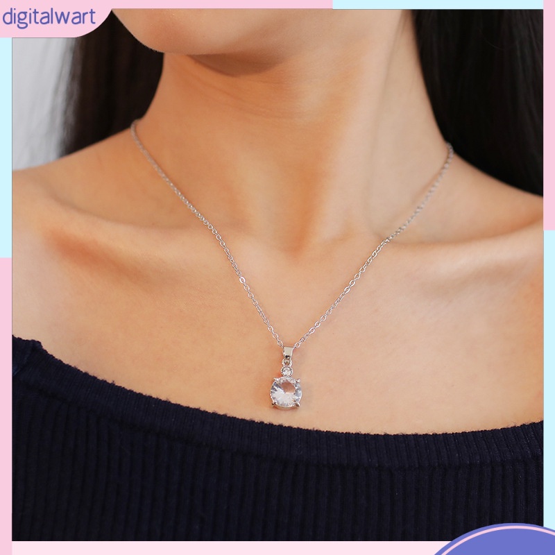 Bộ Vòng cổ + Bông Tai Bằng Hợp Kim Đính Pha Lê