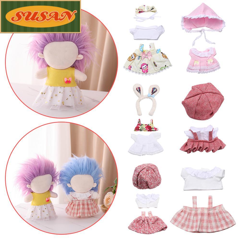 SUSANS Đầm Đồ Chơi Búp Bê 20cm Vải Lông Mới