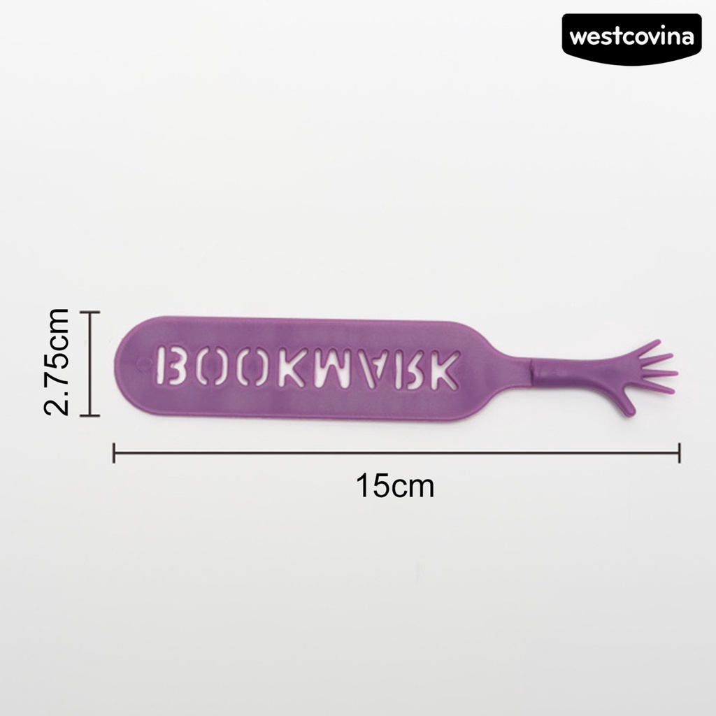[WSTN] [WSTN]✎Bộ 4 Thẻ Đánh Dấu Sách Chống Trầy Thiết Kế Khoét Rỗng Trơn Làm Thủ Công Bề Mặt