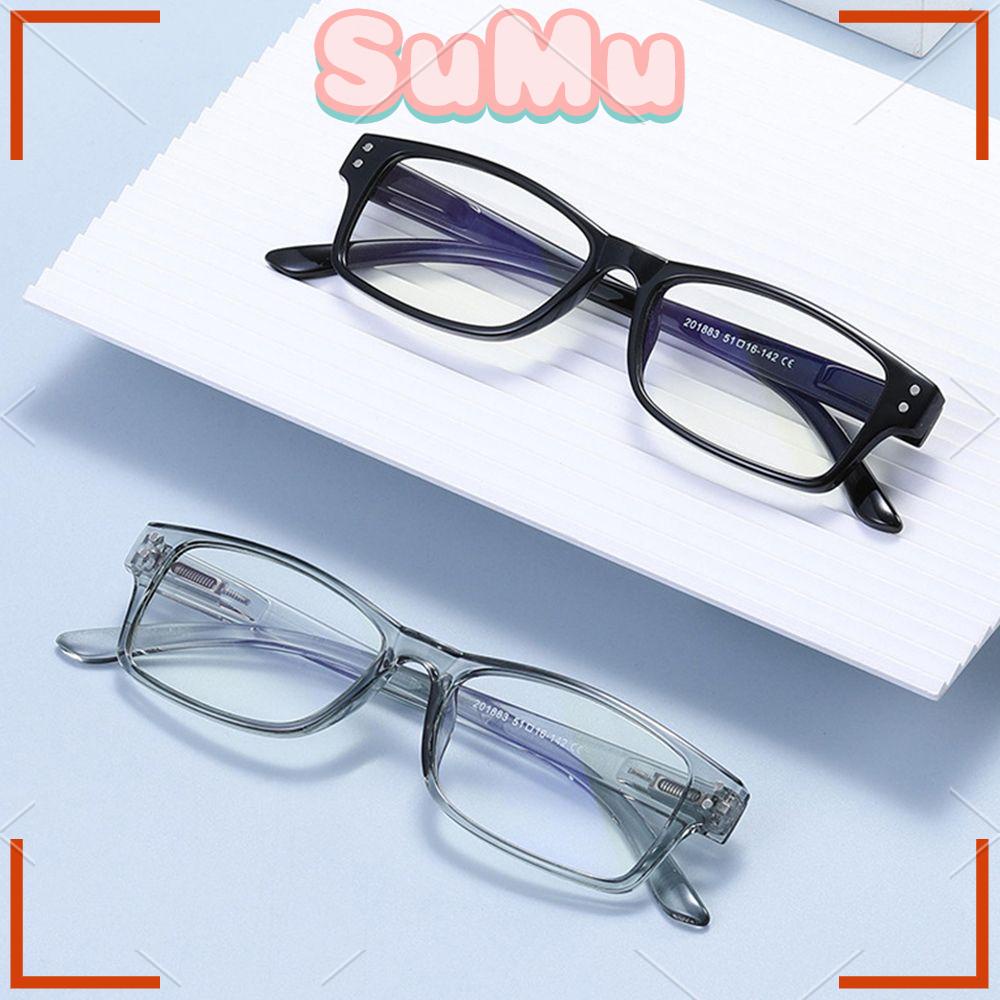 SUMU Mắt Kính Đọc Sách Chống Tia UV Ánh Sáng Xanh Trong Suốt Siêu Nhẹ Thời Trang