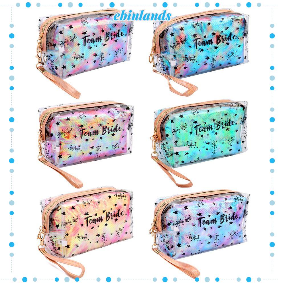 EBINLANDS Ebinlands Túi Đựng Đồ Trang Điểm Nhiều Ngăn Chống Nước Sắp Xếp Gọn Gàng Cho Du Lịch