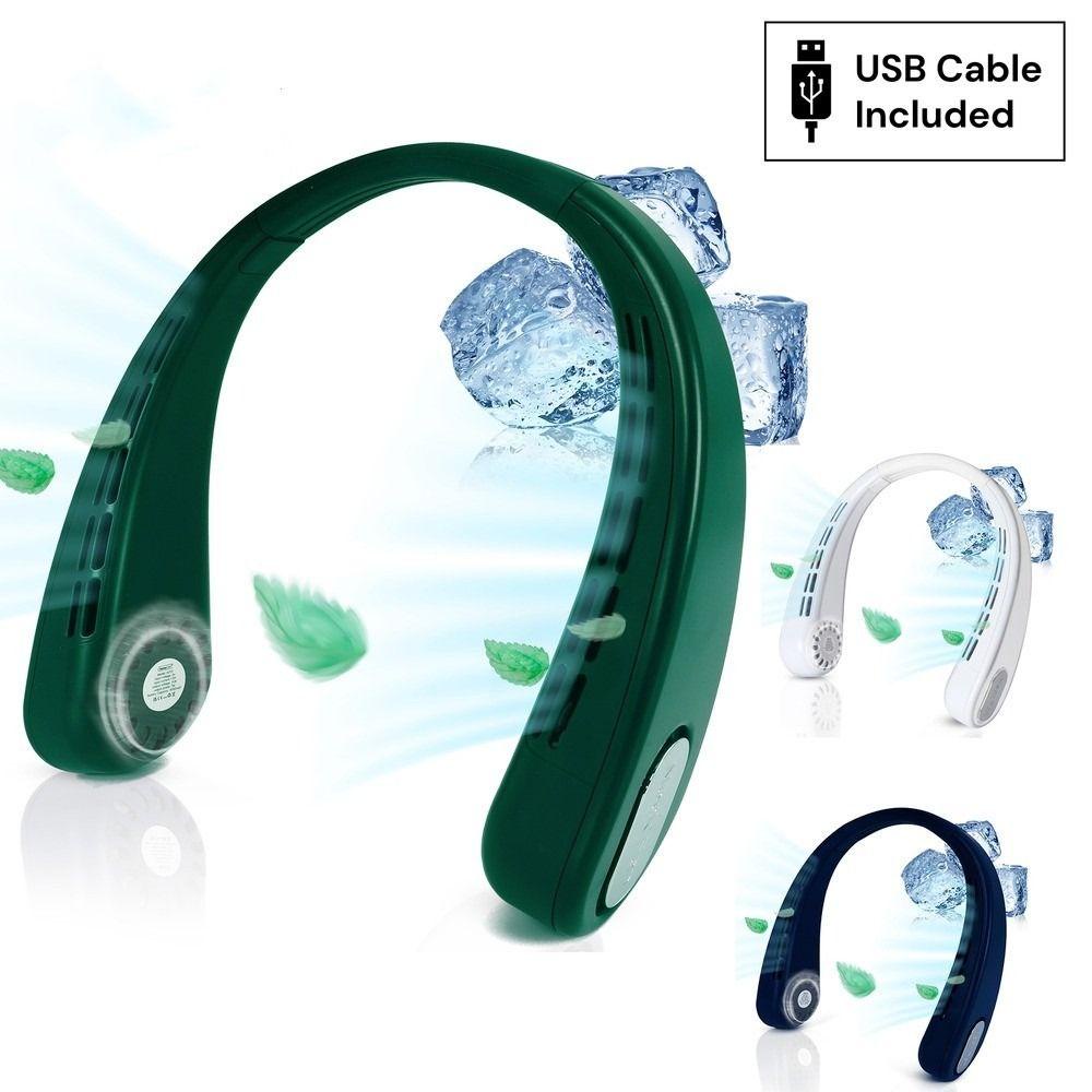 ESPO Quạt Đeo Cổ 4000mAh Có Thể Điều Chỉnh Sạc Lại Bằng Cổng USB Dùng Ngoài Trời Vào Mùa Hè