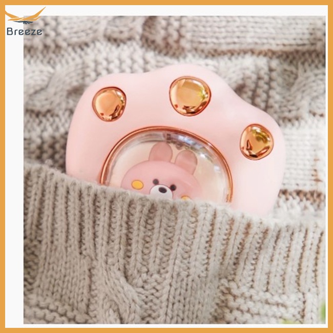 Quạt Điện Sưởi Ấm Bàn Tay Hình Chân Mèo Dễ Thương Sạc Cổng Usb Dùng Khi Đi Cắm Trại Ngoài Trời Vào Mùa Đông