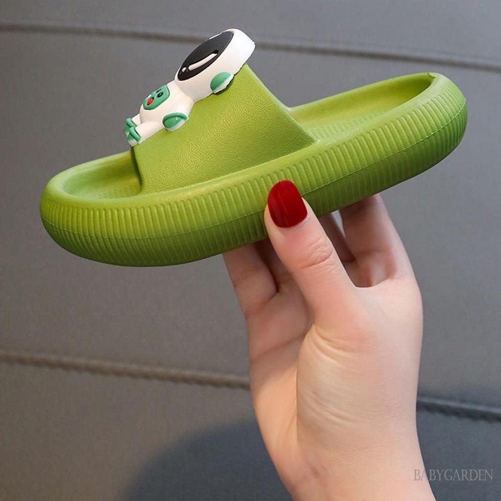 Dép Đi Trong Nhà Chống Trượt Mềm Mại Họa Tiết Phi Hành Gia Hoạt Hình Dành Cho Trẻ Em