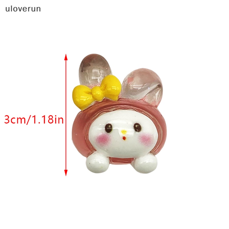 Bộ 2 Đồ trang trí Búp Bê Sanrio Dạ Quang Dùng Trang Trí Tiểu Cảnh