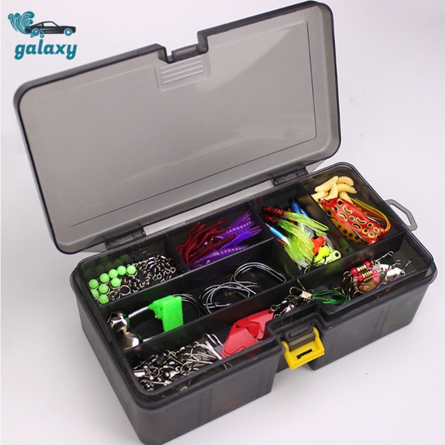 Galaxy Hộp 168 Mồi Giả Câu Cá Bằng Nhựa Trong Suốt