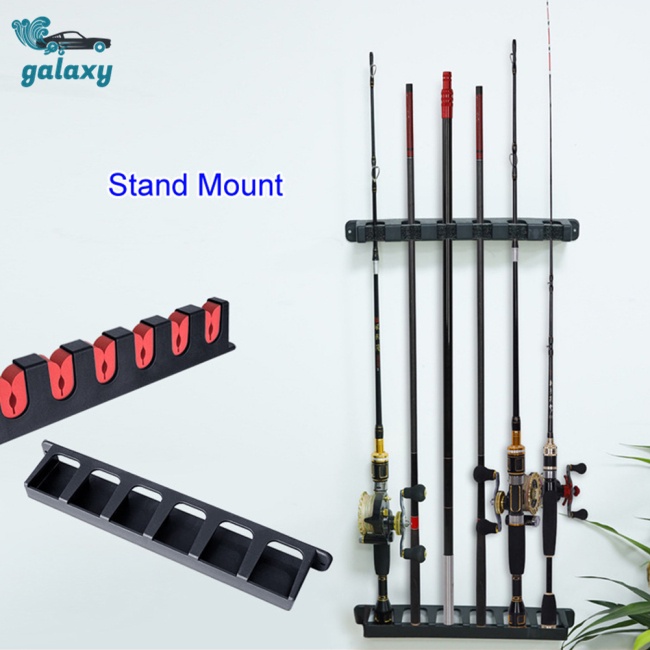 Galaxy Giá Đỡ Cần Câu Cá Gắn Tường / Trong Nhà / Ngoài Trời Tiện Lợi