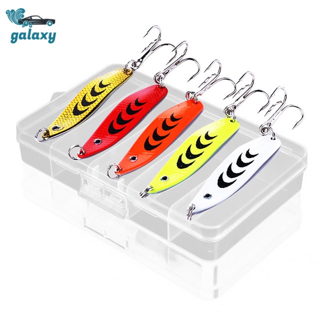 Galaxy Set 5 Mồi Câu Cá Giả 5cm / 6.8g Nhiều Màu Sắc