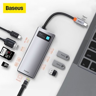 Hub 8 in 1 chia cổng baseus cổng type c sang hdmi usb 3.0