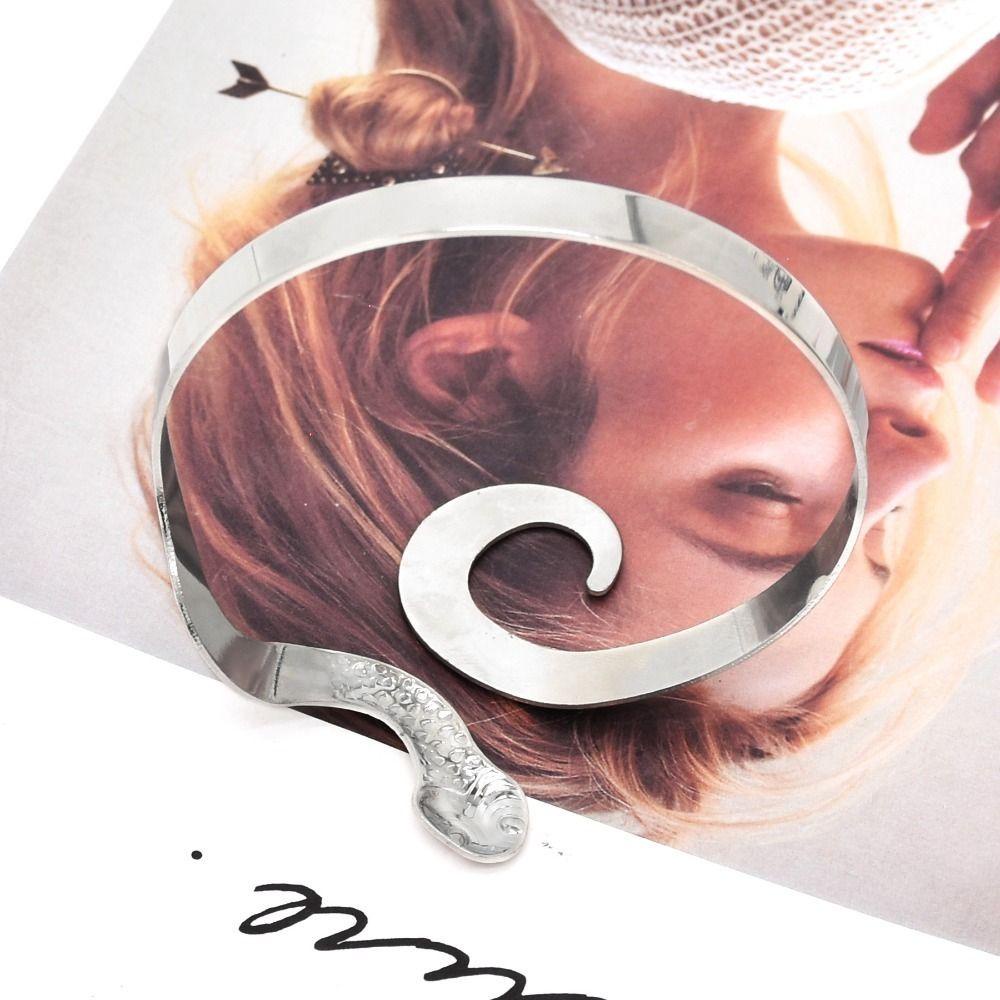 Vòng Đeo Tay WMES15H Họa Tiết Lá / Cánh Tay / Cánh Tay Xoắn Ốc / Bướm / Cánh Tay Retro Cho Nam