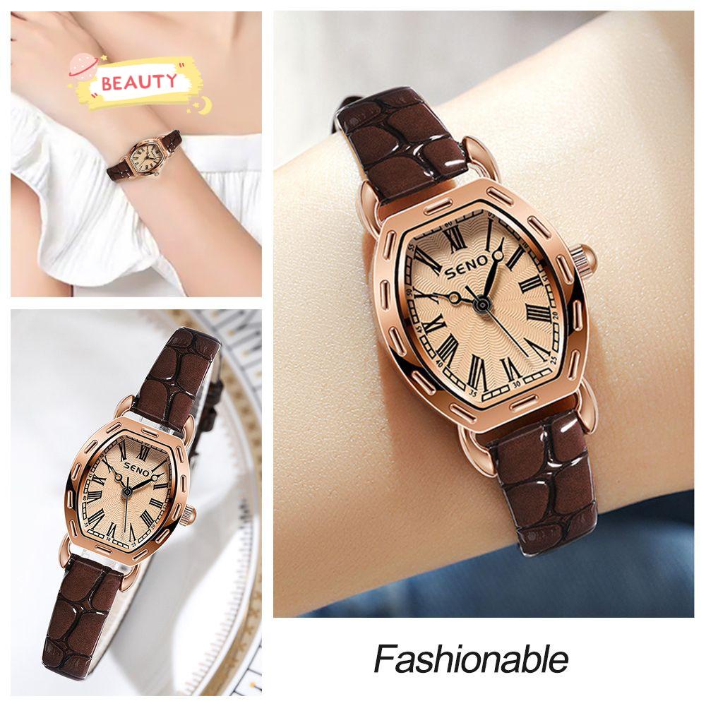 BEAUTY Đồng Hồ Quartz Thiết Kế Đơn Giản Hợp Thời Trang Cho Nữ