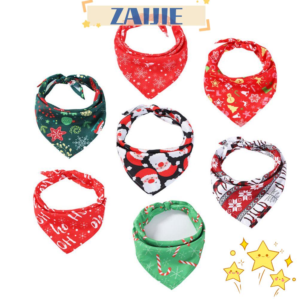 ZAIJIE24 Khăn Choàng Cổ Tam Giác Mới Cho Thú Cưng