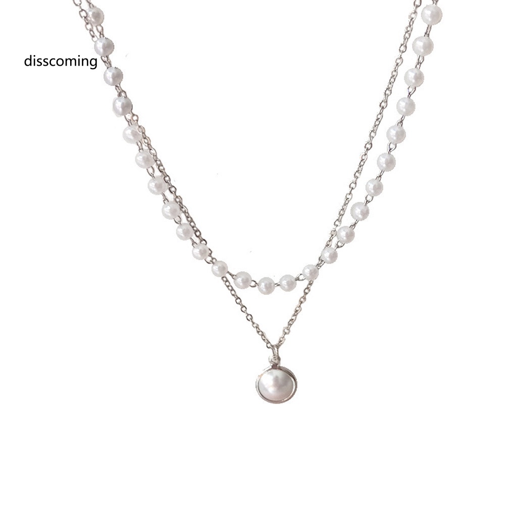 Áo Thun In Hình SL SL SL Thời Trang Năng Động| Vòng cổ Hai Lớp Đính Ngọc Trai Thời Trang Cho Nữ