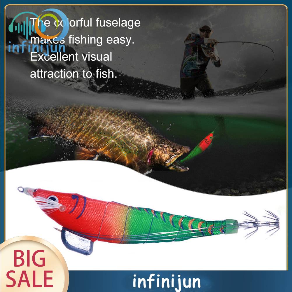 Mồi Câu Cá Giả Hình Tôm Bằng Gỗ Phát Quang Kích Thước 12cm 14.3g